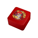 lucky pattern tin box